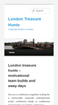 Mobile Screenshot of londontreasurehunts.com
